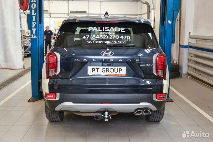 Фаркоп для Хёнде Палисад, съемный квадрат