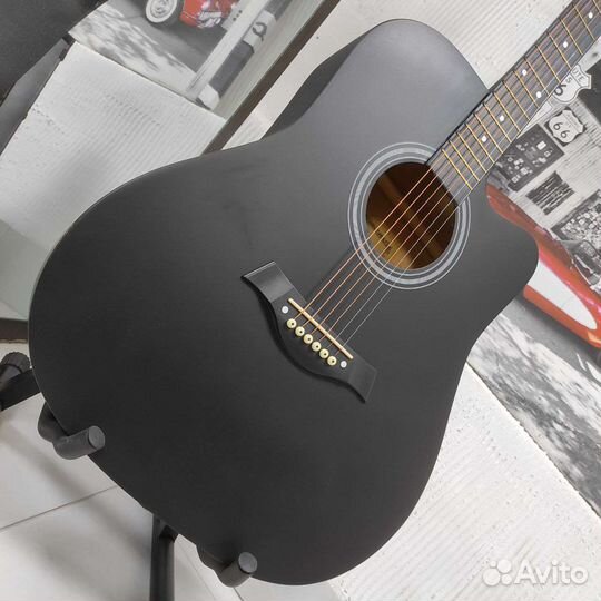 Гитара акустическая новая большой корпус