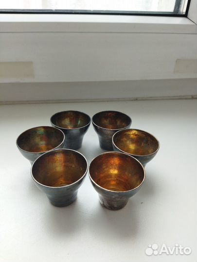 Мельхиоровые стопки наборы