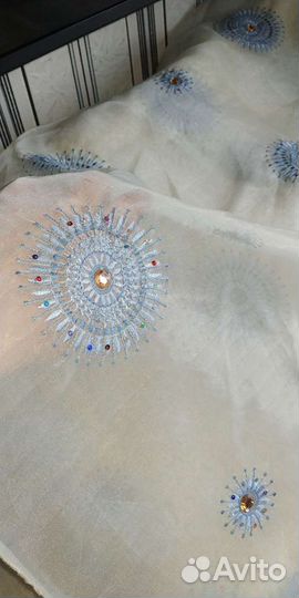 Тюль новый, длина 6 метров