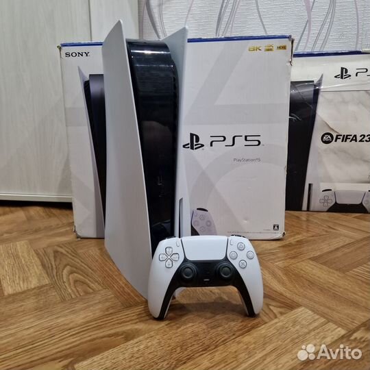 Sony playstation 5 3 ревизия + Fifa23,mk11
