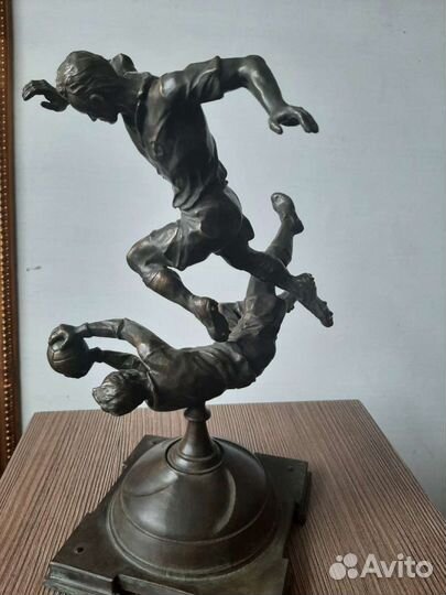 Статуэтка Футбол, бронза литьё