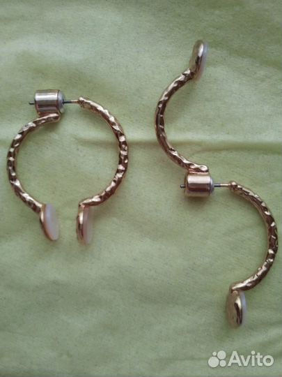 Серьги кольца