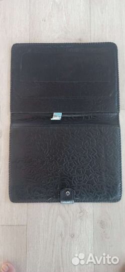 Винтажная папка черная большая