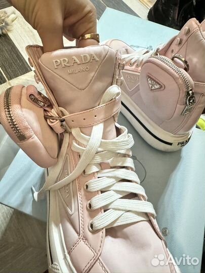 Кеды prada с кармашками