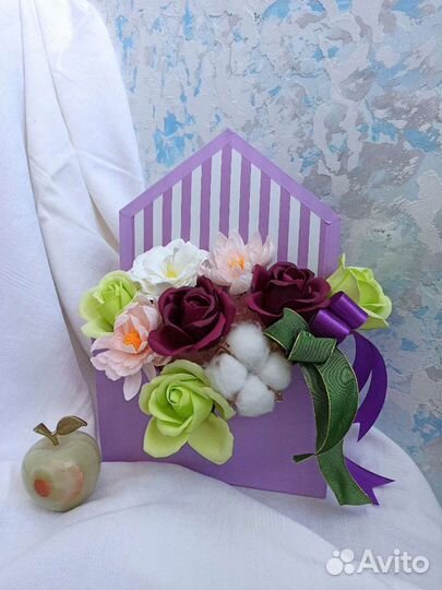 Мыльные букеты и цветы