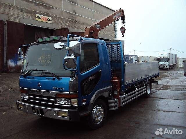 Грузоперевозки, кран-борт