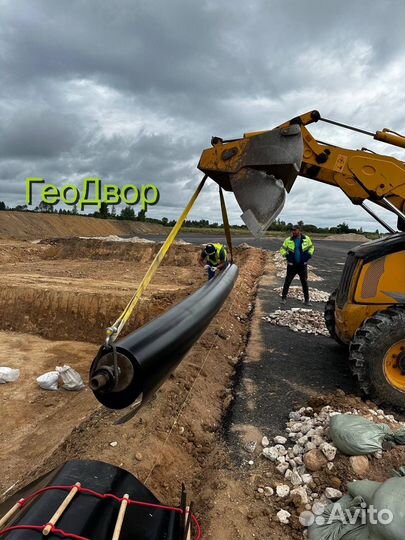 Геомембрана (пленка для пруда) и монтаж