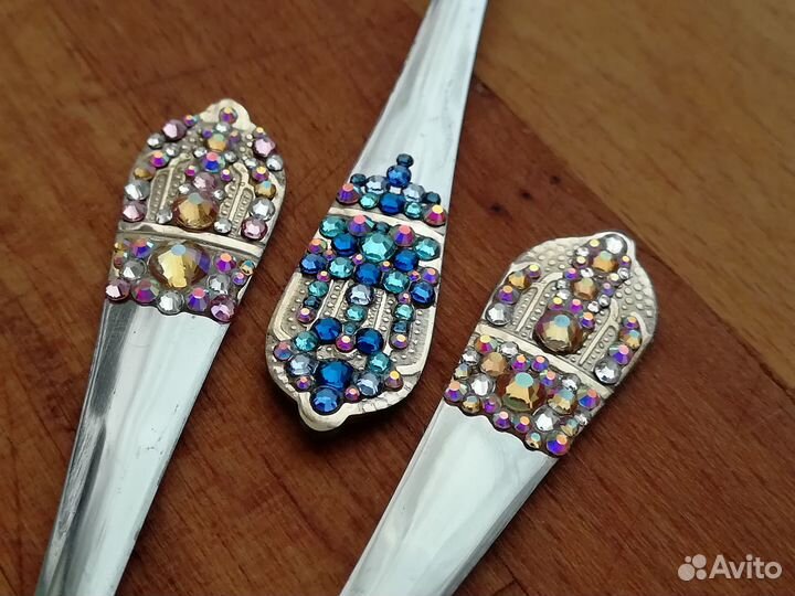 Авторские чайные ложки (разные цвета и размеры)