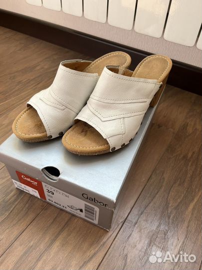 Gabor сабо, натуральная кожа