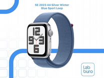 Apple Watch SE 2023 44 silver winter blue sport lo