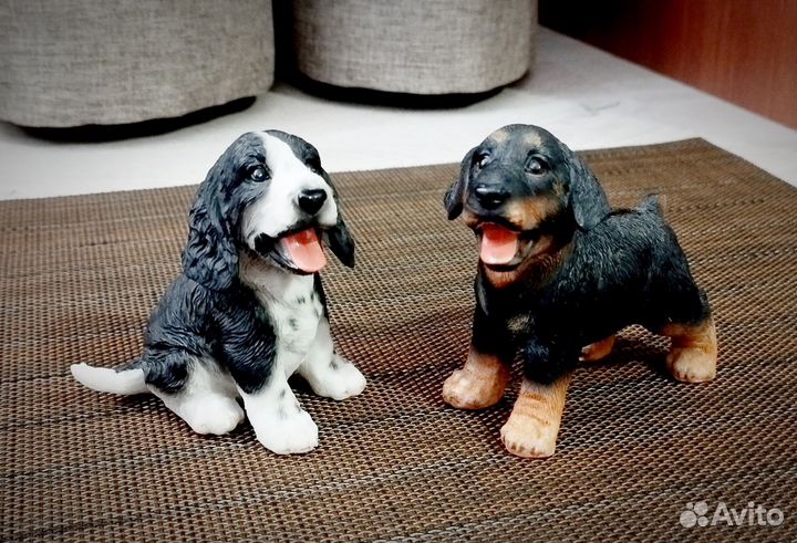 Садовые фигуры животные щенки