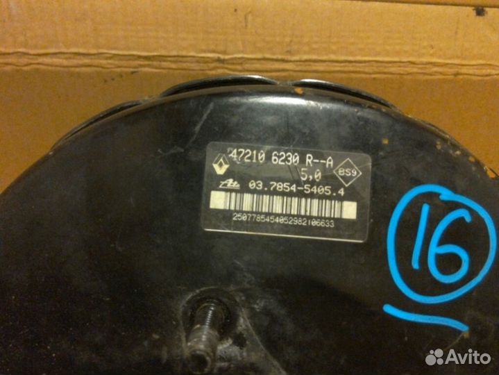 Вакуумный усилитель тормозов Renault Duster 1 1.5