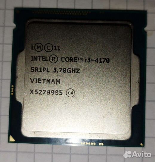 Процессор intel core i3 4170