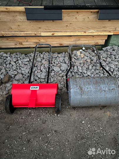 Сеялка каток для газона