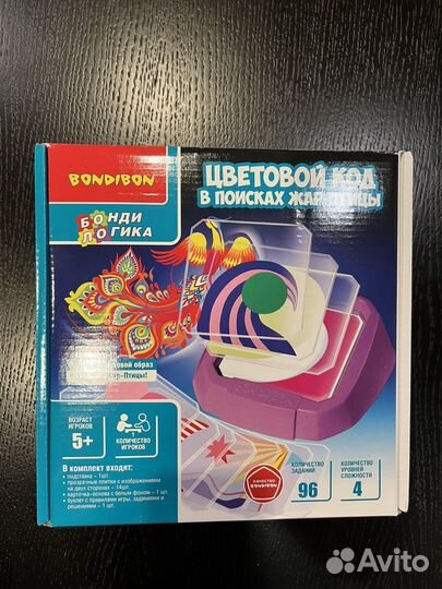 Настольная игра Цветовой код Bondibon