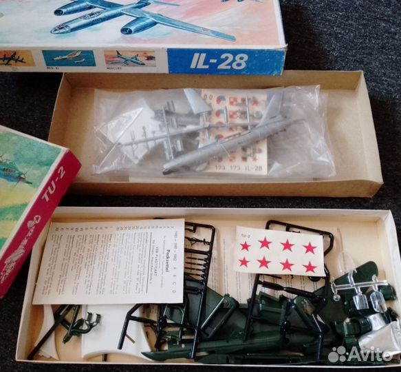 Сборные модели самолётов Plasticart (гдр-СССР)