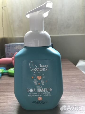 Пенка-шампунь от молочных корочек 0+