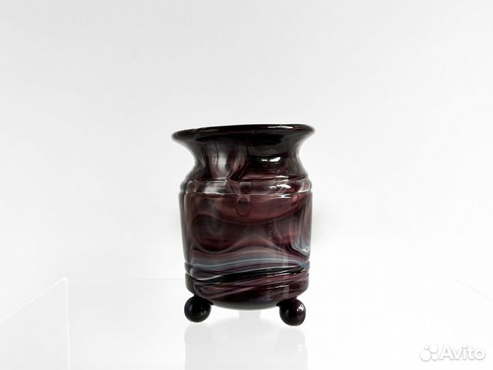 Антикварная ваза. Англия, стекло, 1880 гг