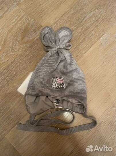 Новая шапка на девочку демисезонная