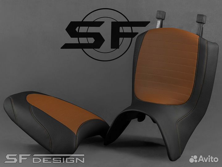 Сиденье BMW R850R-R1150R Nut Story Chocolate Color