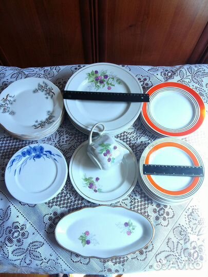 Тарелки для сервировки фарфор СССР