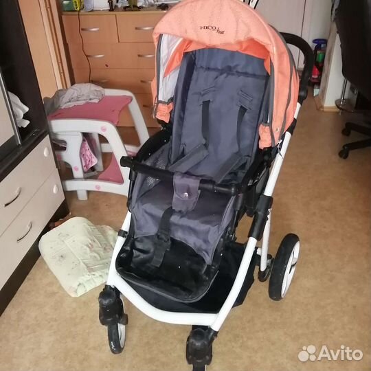 Коляска 2 в 1 bebetto nico plus