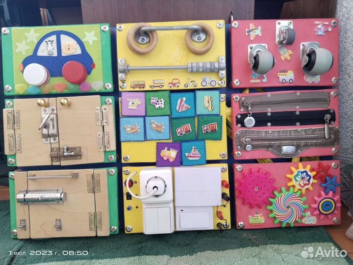 Развивающая доска (бизиборд)