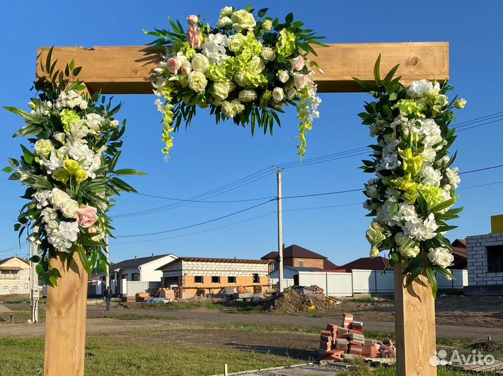 Аренда свадебной арки фотозона