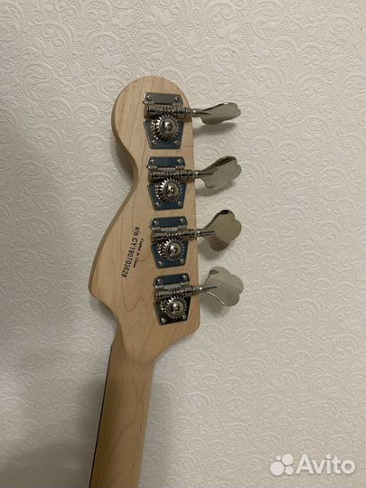 Бас-гитара Fender Squier affinity PJ bass BWB PG