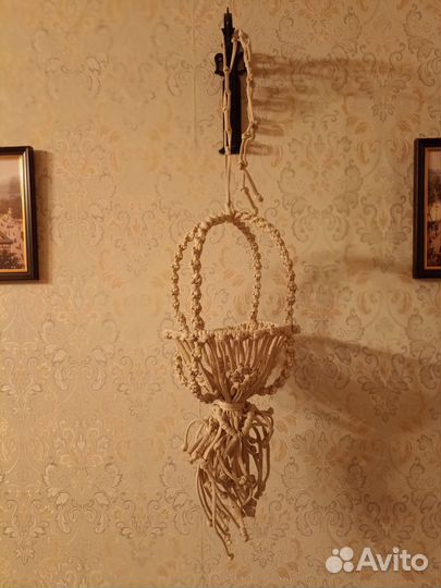 Кашпо макраме новое