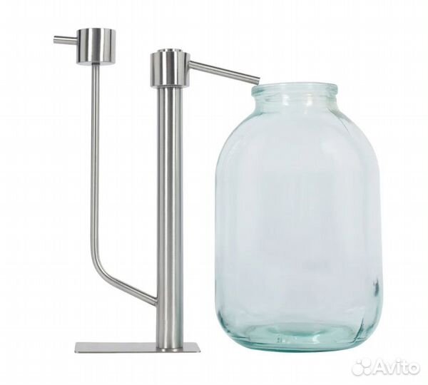 Попугай настольный с переливом, нерж