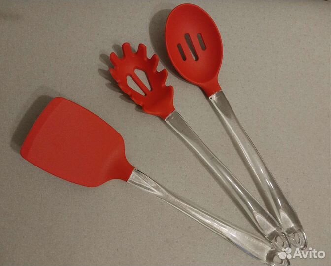 Набор для кухни (лопатка, ложка, ложка для пасты)