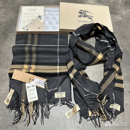 Шарф burberry кашемир