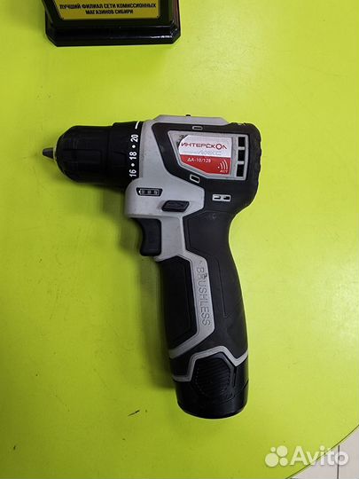 Дрель шуруповерт интерскол да-10/12В