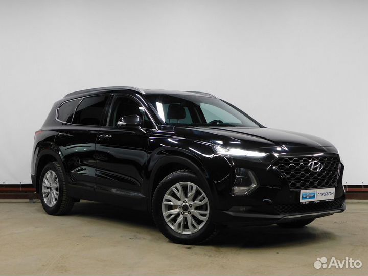 Hyundai Santa Fe 2.2 AT, 2019, 84 383 км