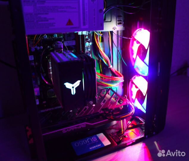 Мощный игровой пк Intel/16л.ядер/SSD512/DDR16/RX58