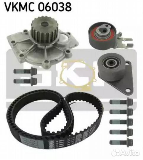 SKF vkmc06038 Водяной насос + комплект зубчатого р
