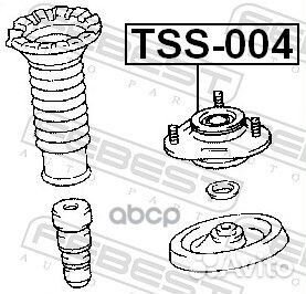 Опора переднего амортизатора TSS-004 Febest