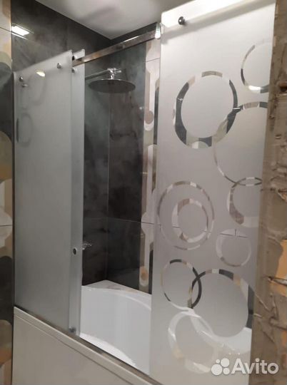 Индивидуальная перегородка стекло