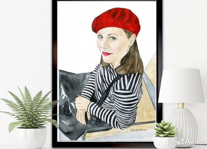 Портрет по фото на заказ масло акрил ручная работа