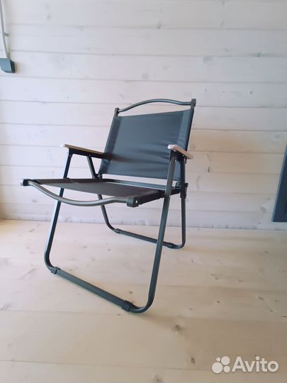 Складное кресло стул уличный черный