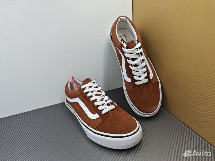 Кеды Vans Old skool коричневые