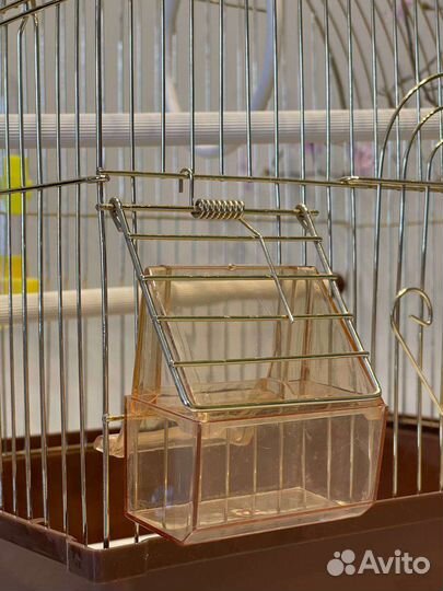Клетка для птиц (+ корм для канареек)