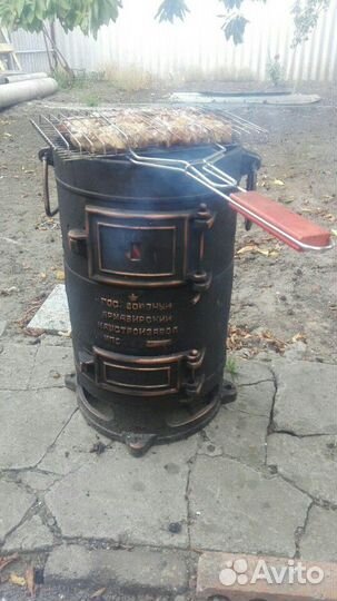 Буржуйка ссср, печь под казан