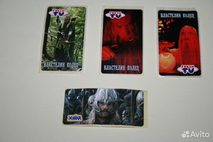 Фишки кэпсы наклейки Властелин колец Fresh TV