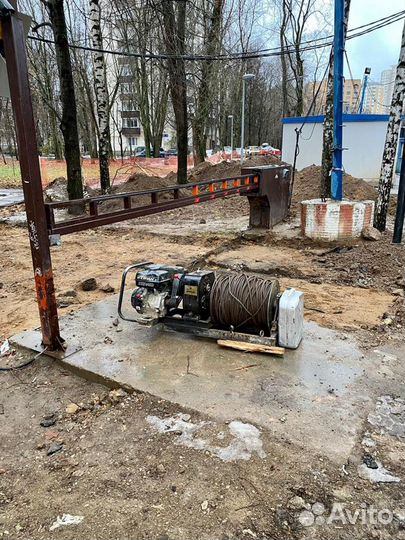 Аренда кабельной лебедки для прокладки кабеля