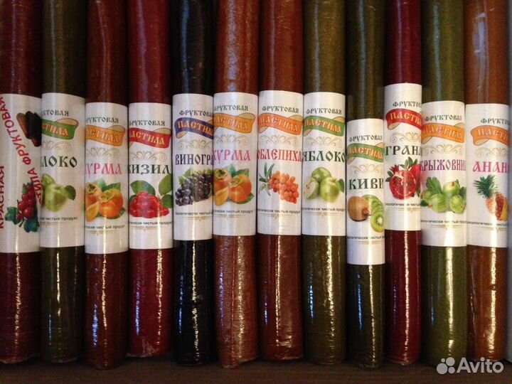 Пастила фруктовая, рулет