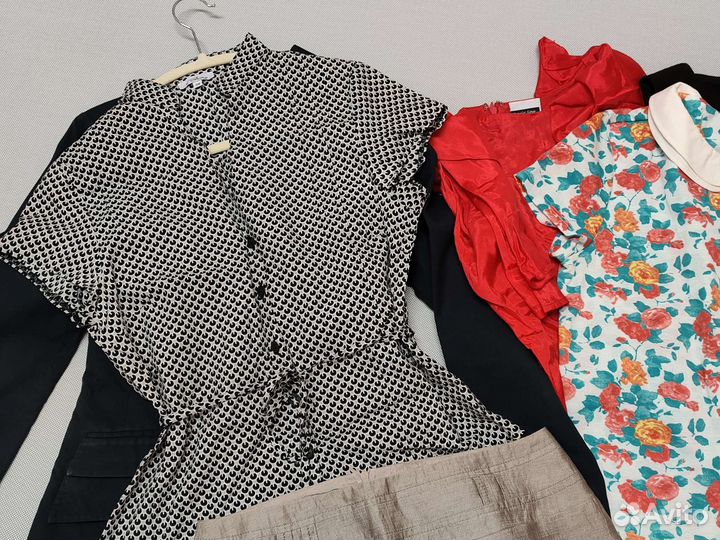 Вещи пакетом: блузки, юбки, пиджак, платье и др