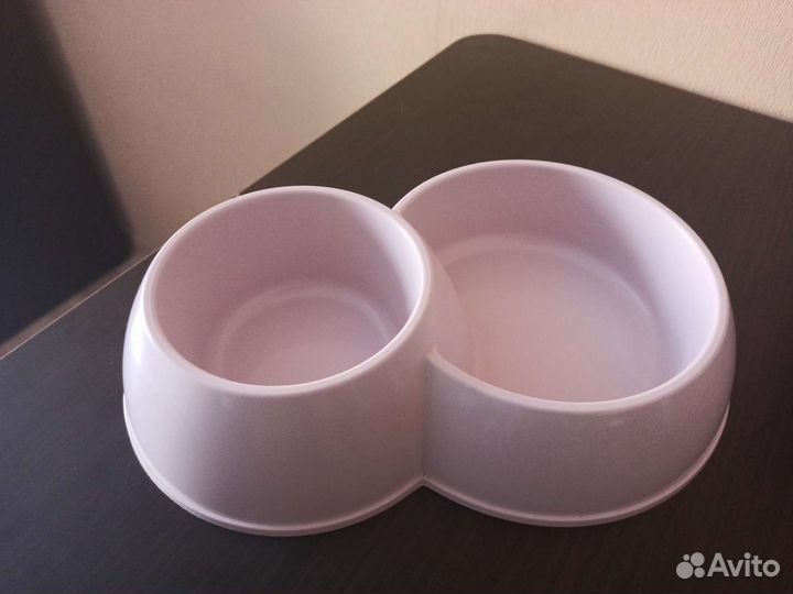 Миска для кошек двойная